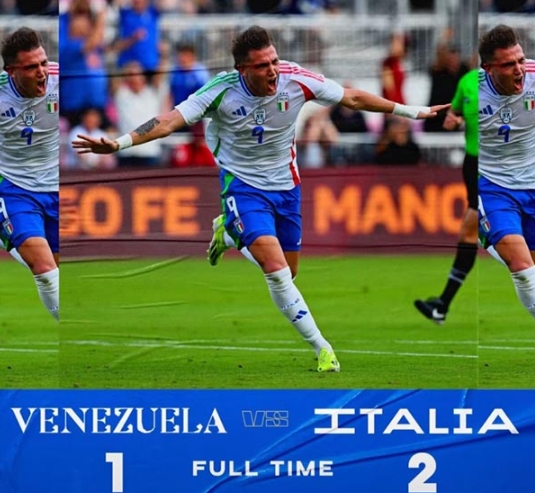 友谊赛回顾战况:意大利2-1委内瑞拉 多纳鲁马扑点雷特吉双响