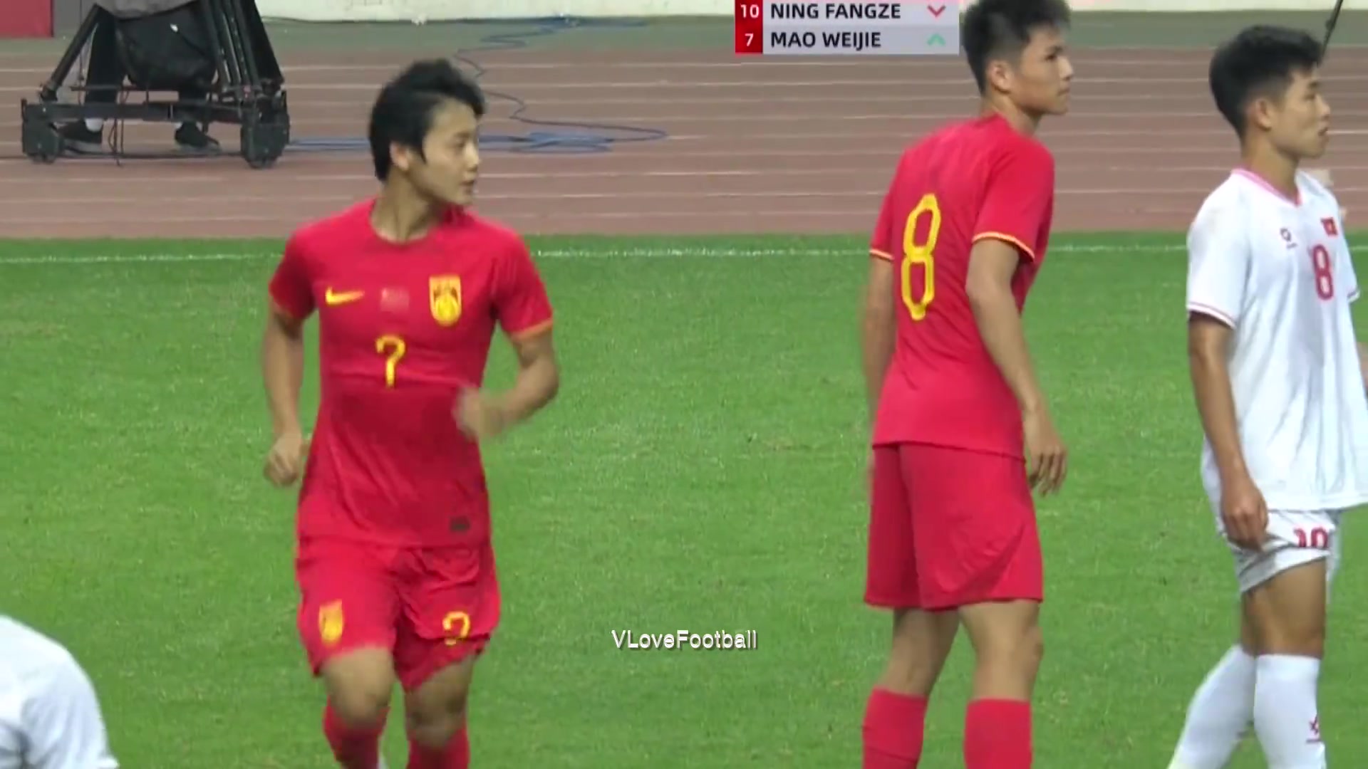 未来可期！毛伟杰vs越南U19集锦